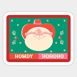 Howdy HoHoHo Sticker